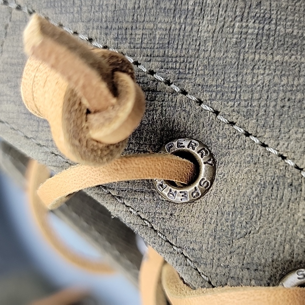 Sperry Saltwater Brown & Olive Duck Boots size 7 - Picture 4 of 11